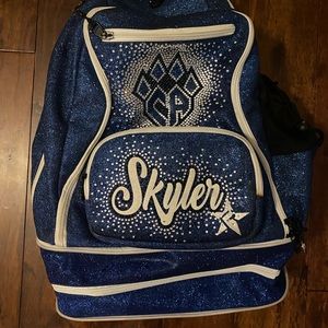 Cheer athletics bag—- name is removable